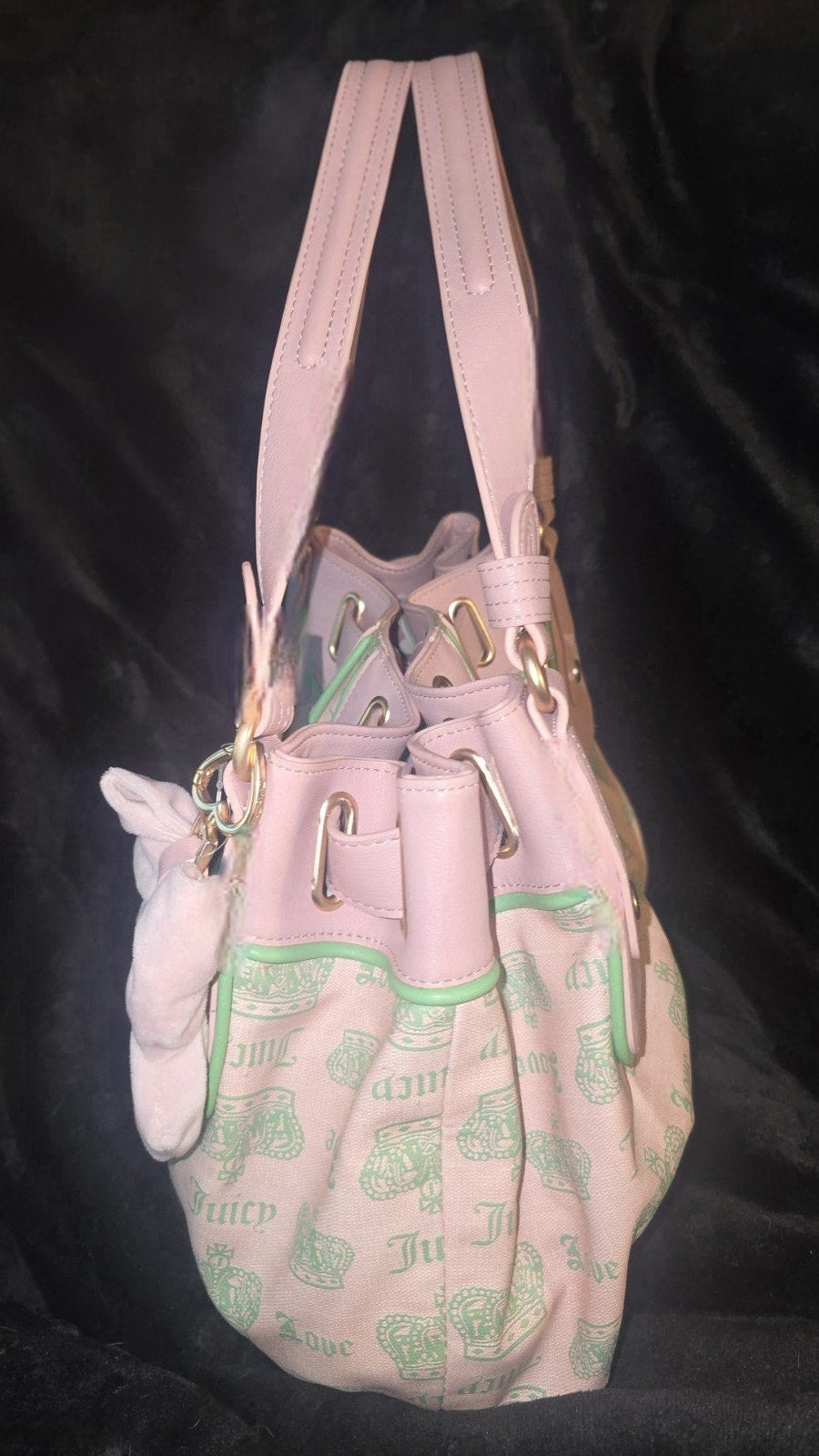 Juicy Couture Fan Club Satchel In Pink Diamond NWT Viral Limited Edition