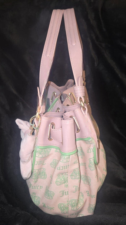 Juicy Couture Fan Club Satchel In Pink Diamond NWT Viral Limited Edition