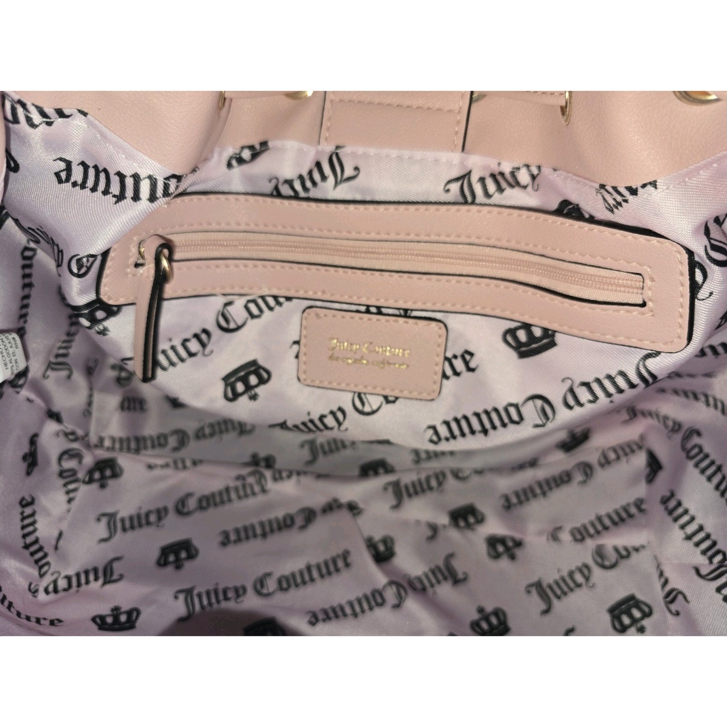 Juicy Couture Lover's Club Daydreamer Tote – Black Liquorice & Pink Diamond - Rare 🖤💗