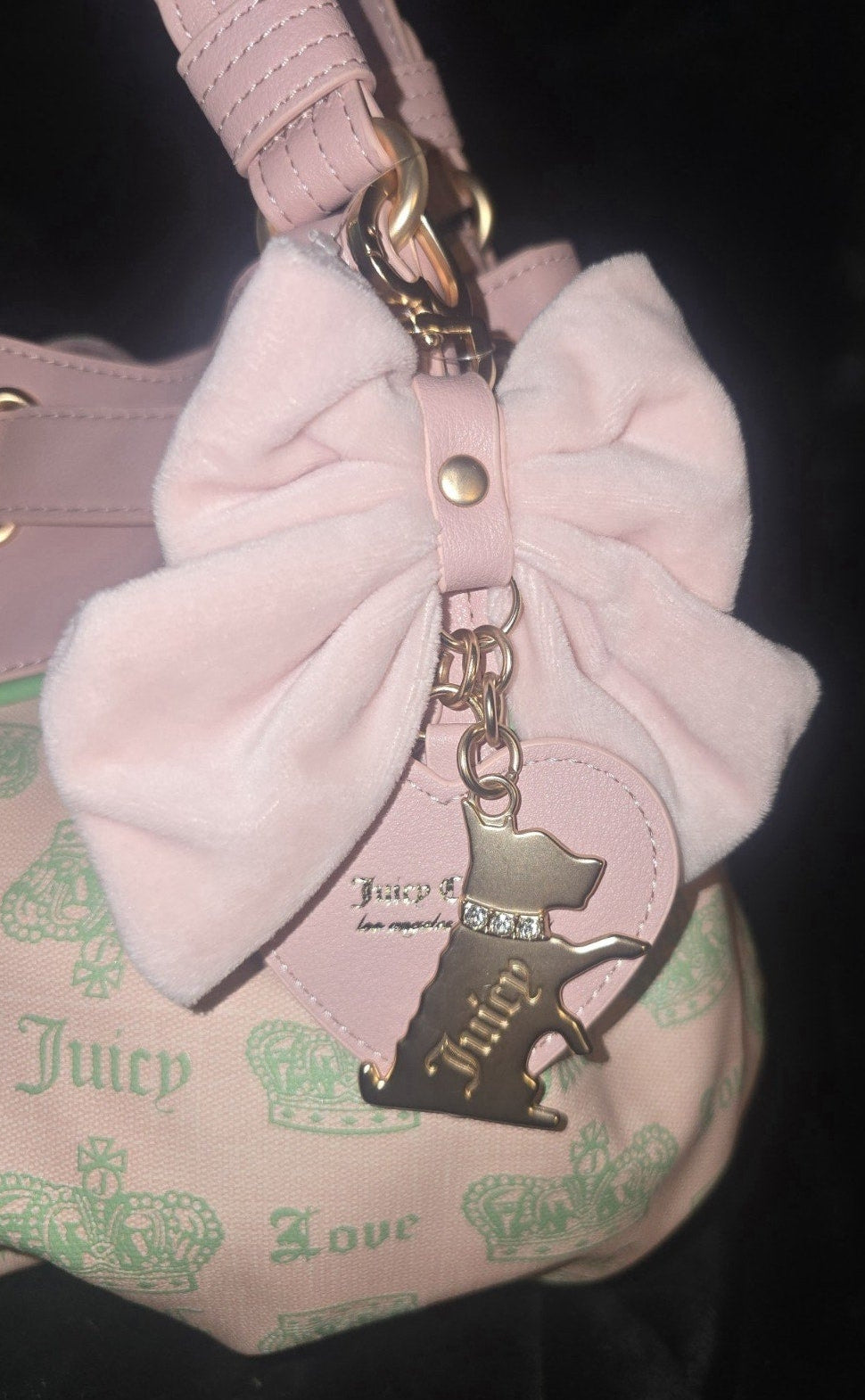 Juicy Couture Fan Club Satchel In Pink Diamond NWT Viral Limited Edition
