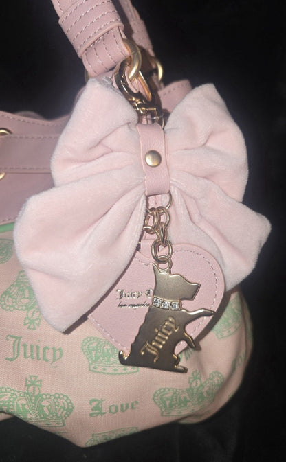 Juicy Couture Fan Club Satchel In Pink Diamond NWT Viral Limited Edition