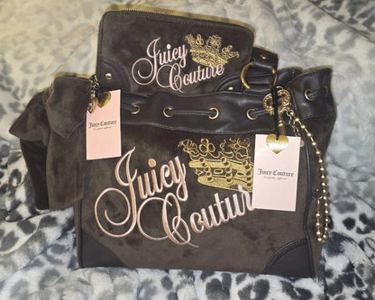Juicy Couture Key To Juicy Daydreamer Tote & Wallet Set – Chocolate Brown 🍫
