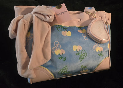 Juicy Couture Retro Cherry Daydreamer Tote Blue Gleam Multi Ultimate Set