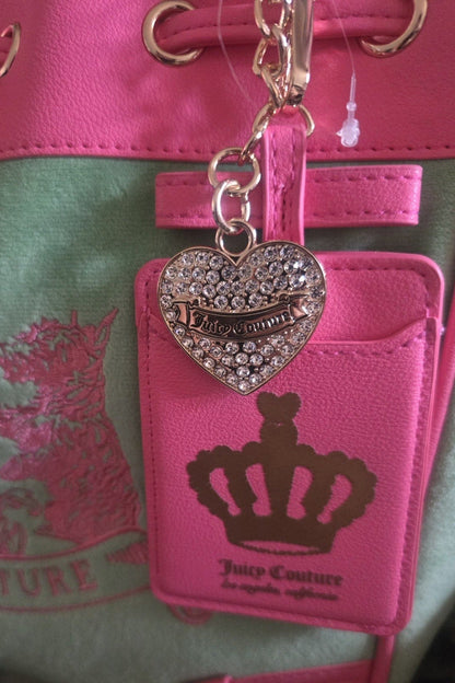 Juicy Couture Classic Scottie Dogs Daydreamer Tote Retro Green Large Velour Y2K Shoulder Bag NWT Viral Rare