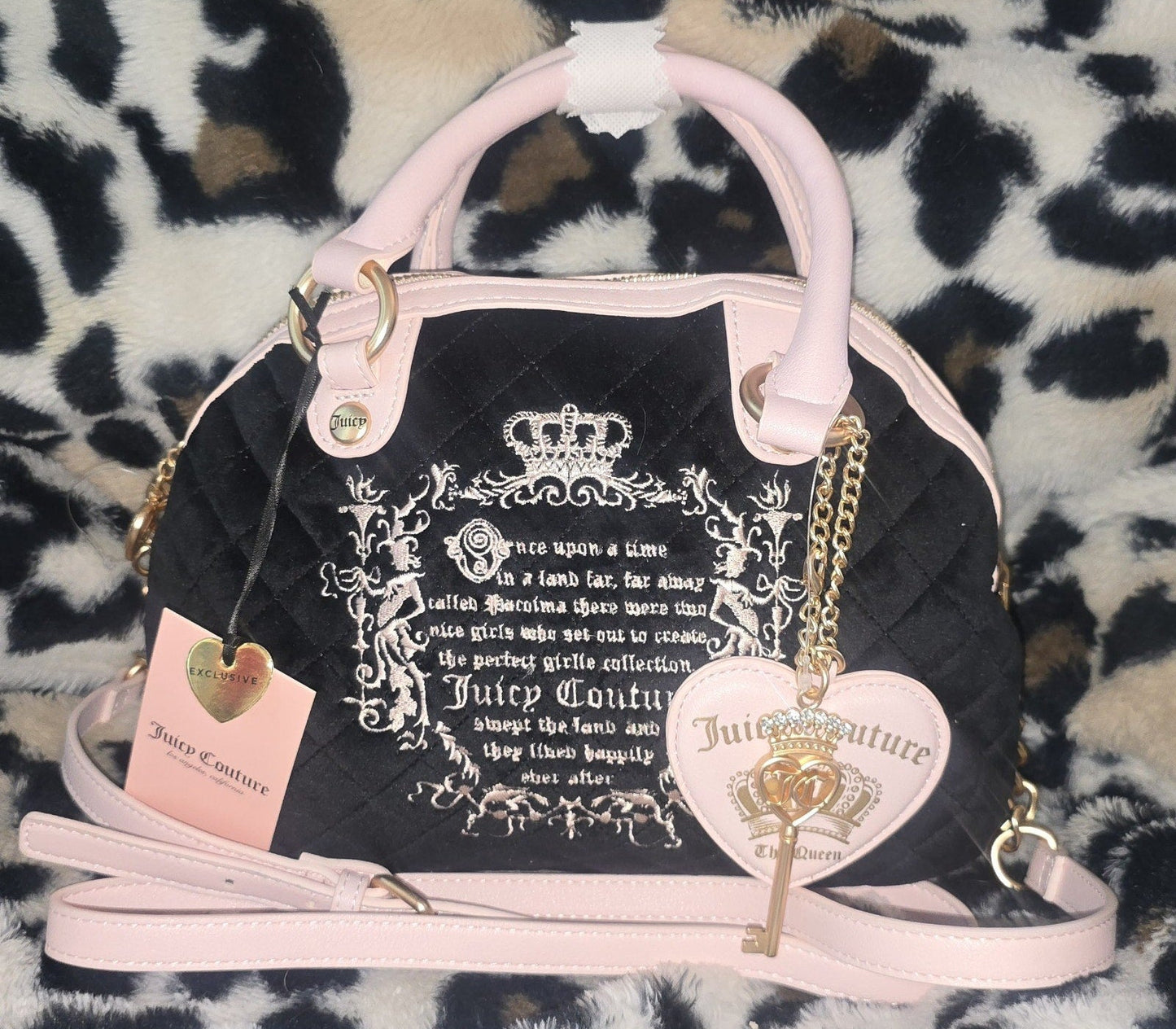 Juicy Couture Juicy Tale Crossbody In Liquorice Black New Release Viral