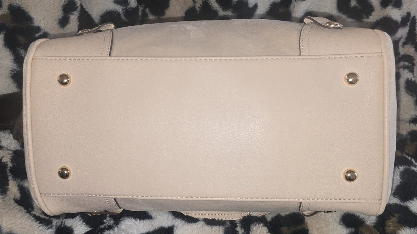 Juicy Couture Classic Scottie Dogs Daydreamer Tote Sandstone Chocolate Large Velour Y2K Shoulder Bag NWT