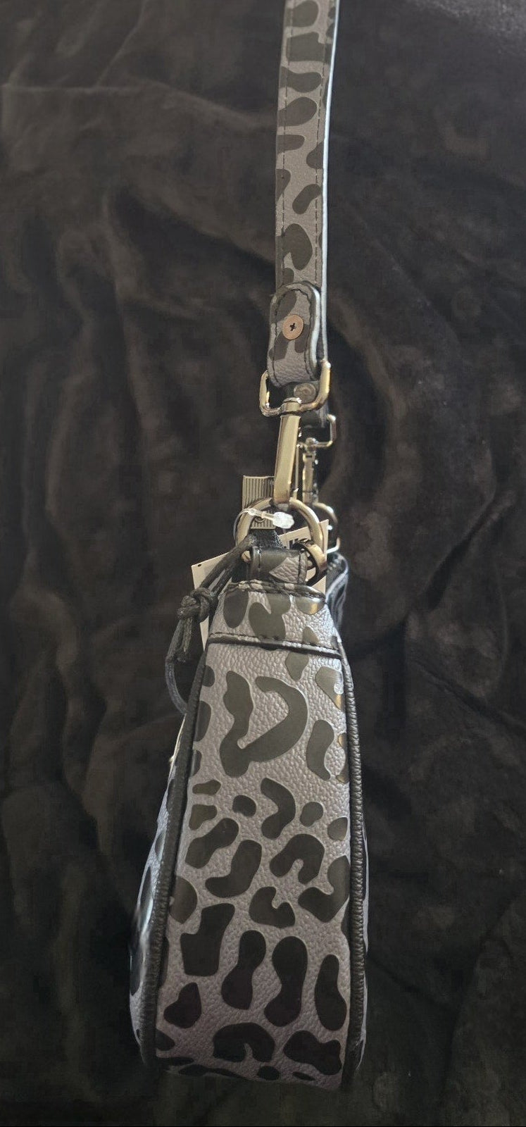 Von Dutch Grey Cheetah Shoulder Bag NWT Limited Edition Rare