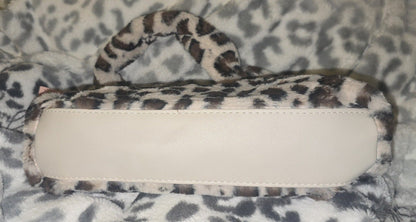 Juicy Couture Love Furry Friends Hobo Snow Leopard Bag Cheetah New With Tags