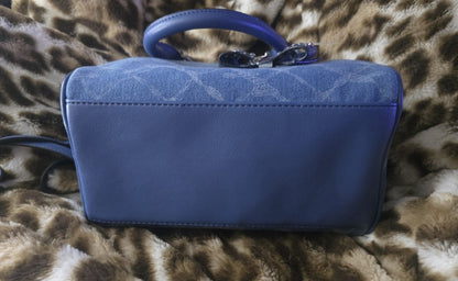 Juicy Couture Lovely Bow Satchel Crossbody – Denim Blue