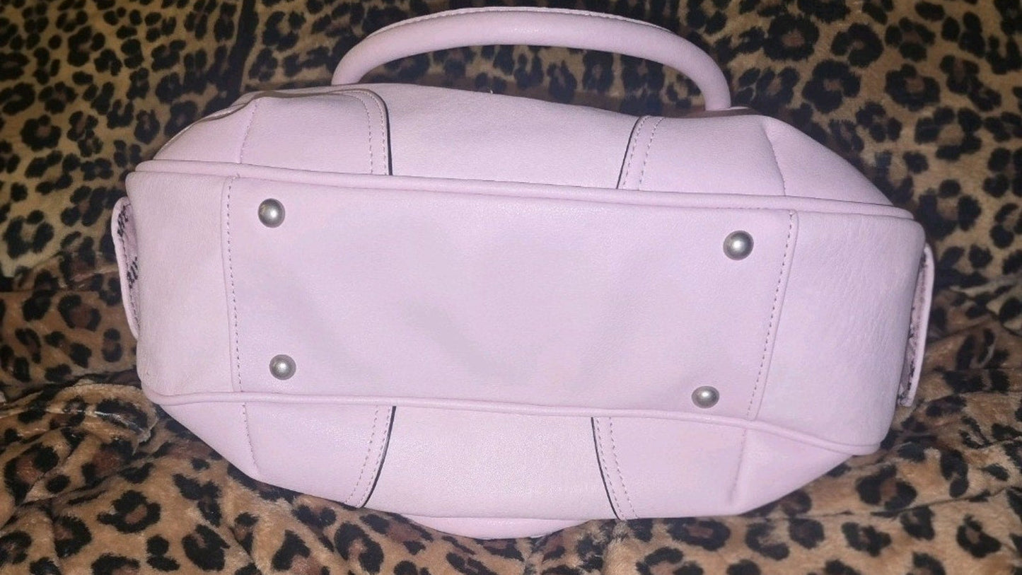 Juicy Couture Crown Satchel – Chiffon Pink Shoulder Bag