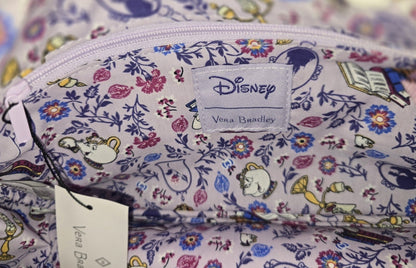 Vera Bradley Disney's Beauty & the Beast Floral Embroidered Quilted Shoulder Bag