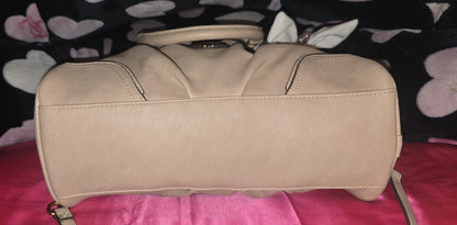 Juicy Couture Pecan Romance Satchel & Matching Wallet – Leather Bow Charm 👜