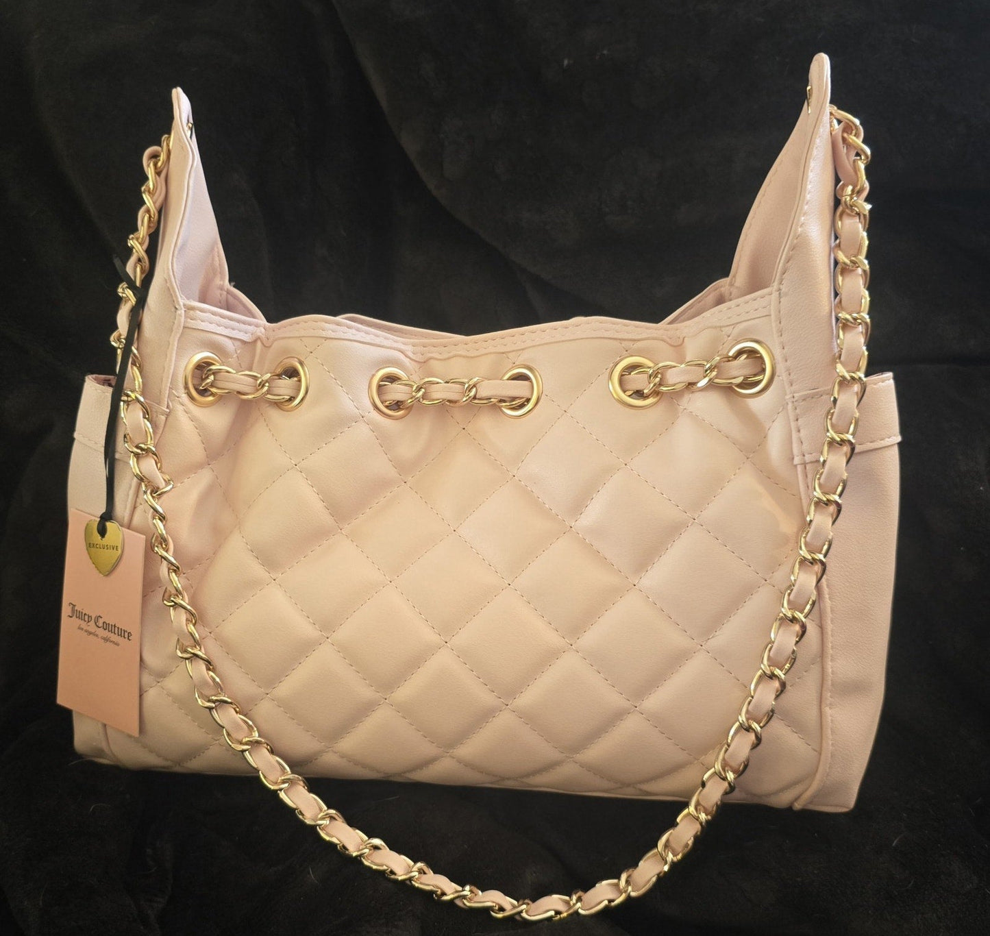 Juicy Couture Fashion Icon Bucket Bag In Powder Blush Pink NWT Viral Limited