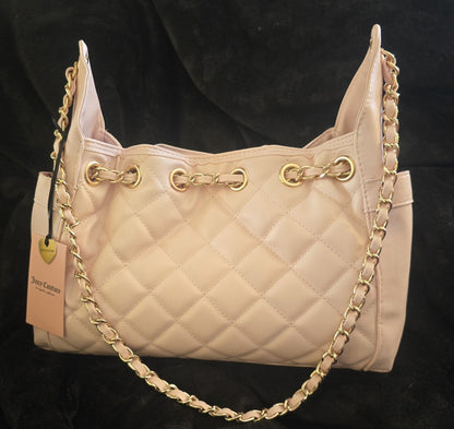 Juicy Couture Fashion Icon Bucket Bag In Powder Blush Pink NWT Viral Limited