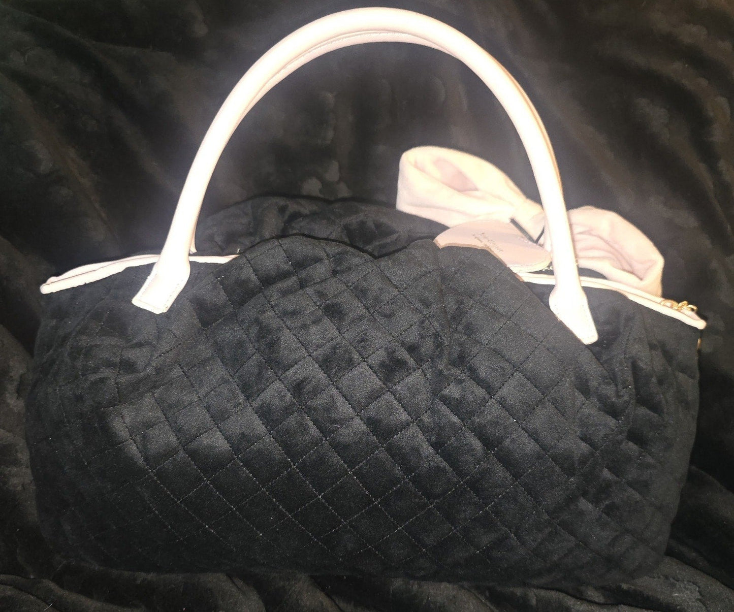 Juicy Couture Juicy Tale Bowler Bag & Wallet Set In Black Liquorice NWT Viral