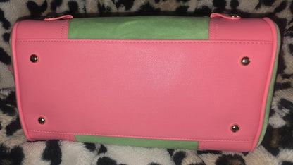 Juicy Couture Classic Scottie Dogs Daydreamer Tote Retro Green Large Velour Y2K Shoulder Bag NWT Viral Rare