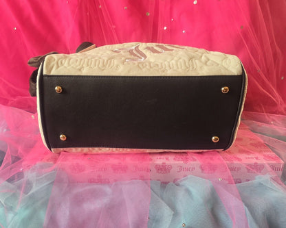 Juicy Couture Vintage Dreams Daydreamer Tote – Angel Chocolate Dusty Blush - Rare 🤍