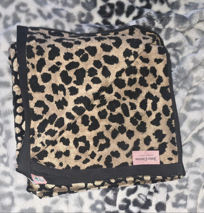 Juicy Couture Black Leopard Bathroom Glow‑Up Set