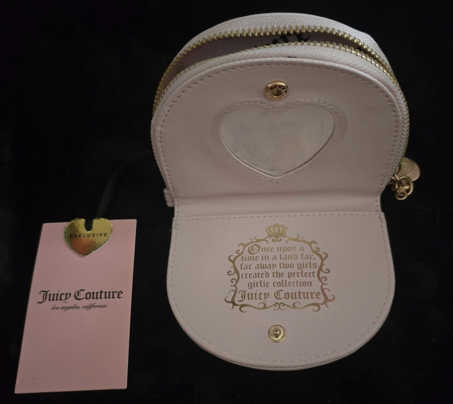 Juicy Couture Juicy Tale Bowler Bag & Wallet Set In Black Liquorice NWT Viral