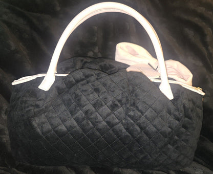 Juicy Couture Juicy Tale Daydreamer Bowler Bag In Black Liquorice NWT Viral