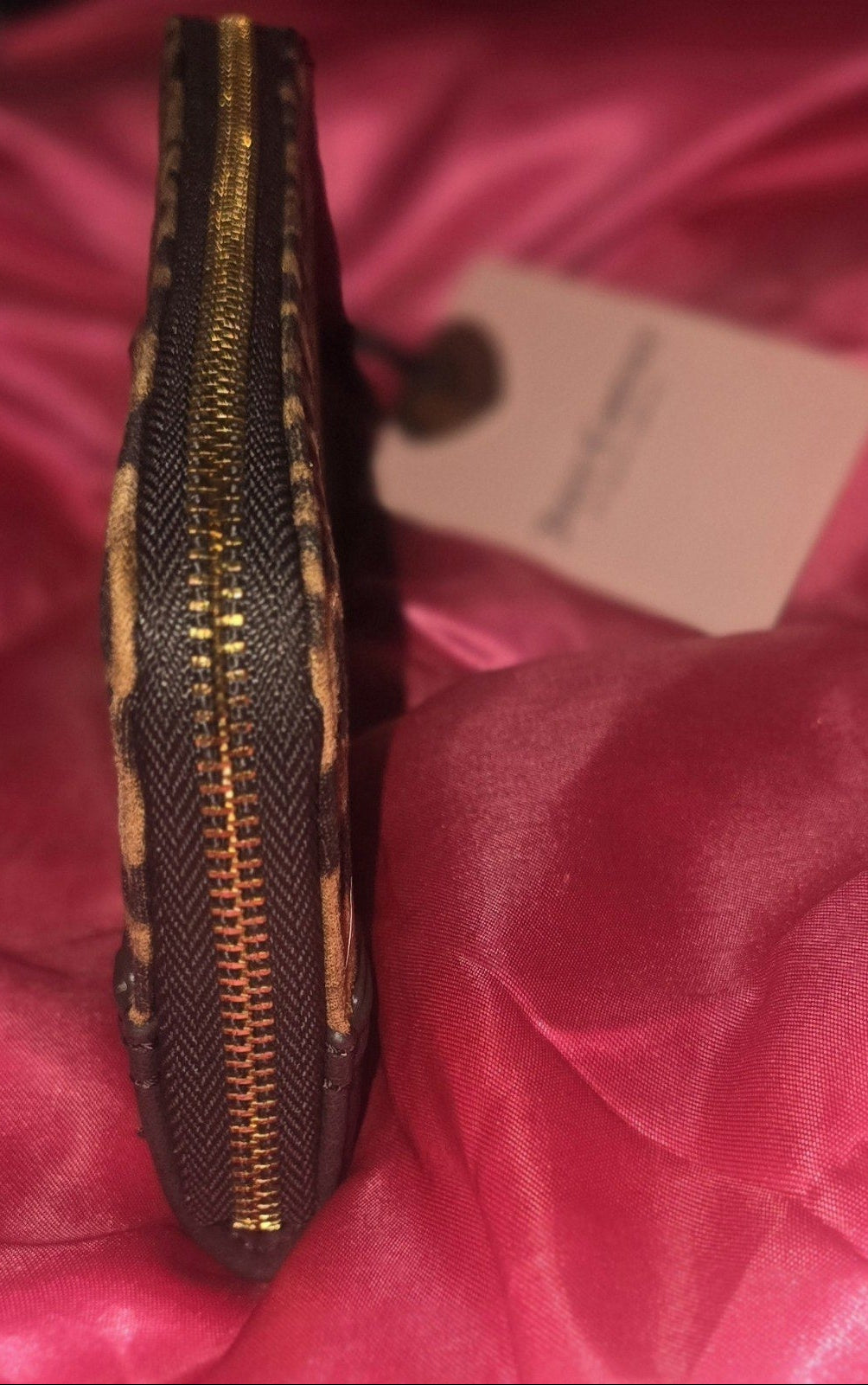 Juicy Couture Leopard Romance Satchel & Matching Large Wallet Set – Bow Charm 🐆