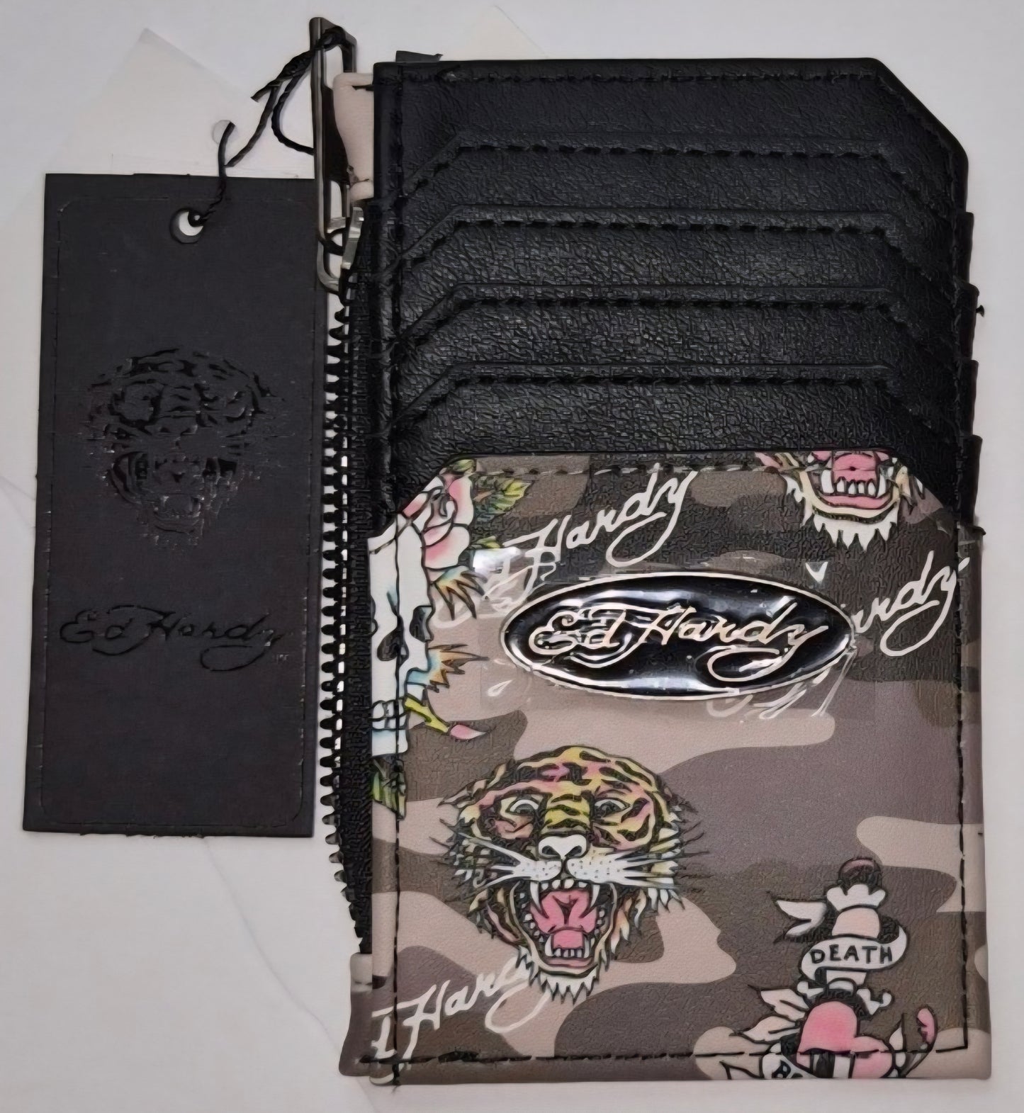 Ed Hardy Camo Card Case